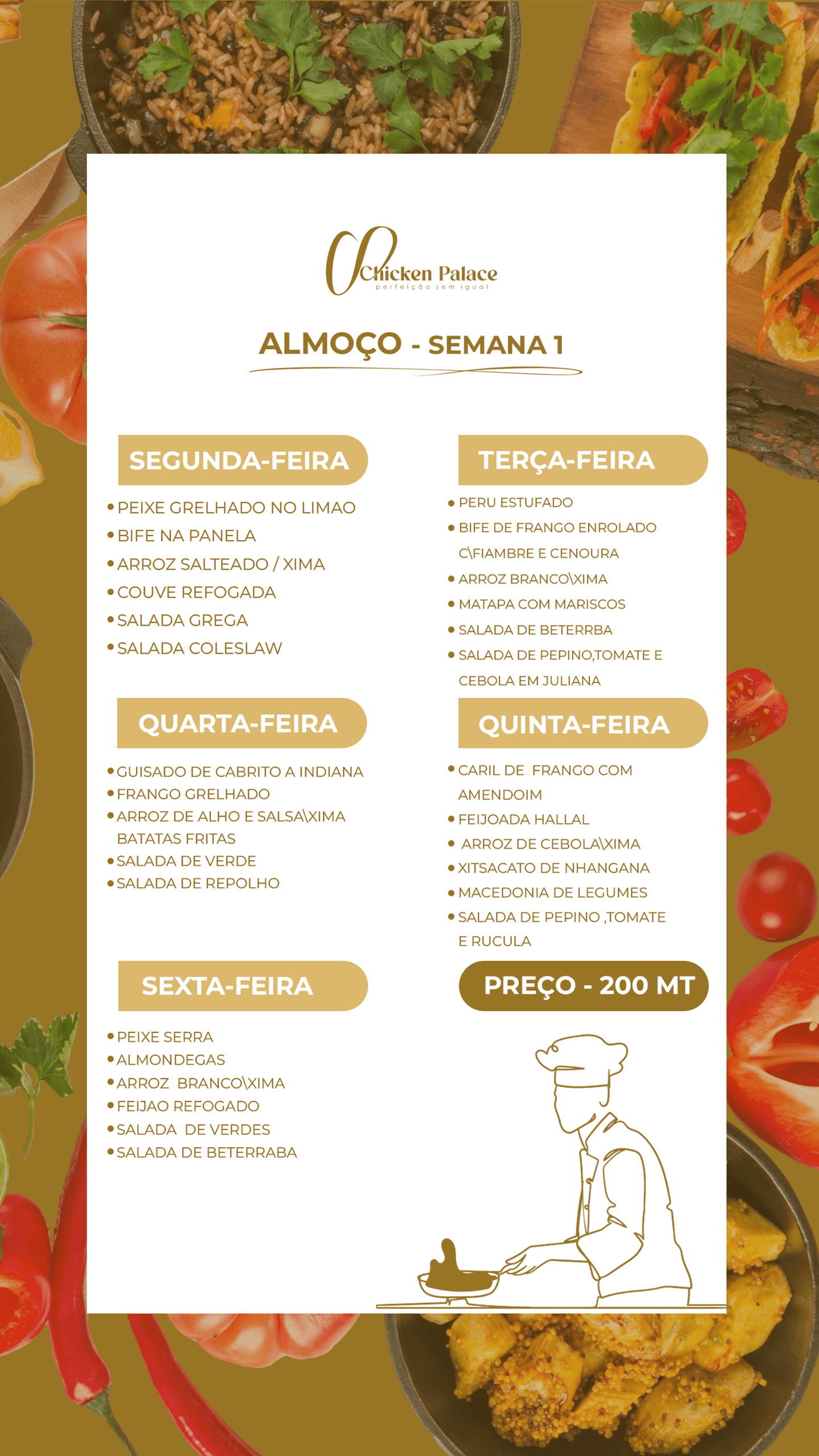 Menu Semanal